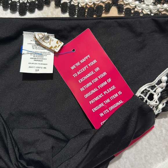 🆕NWT 2 PC BECCA Delilah Crochet Bikini Top + Bottom - Picture 16 of 16
